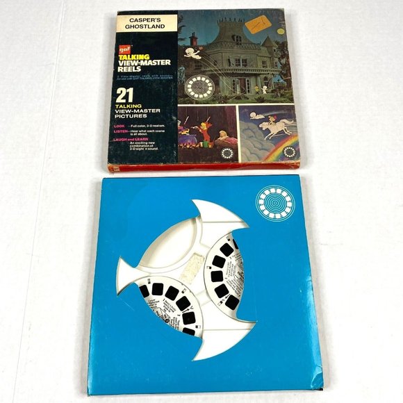 Talking View-Master Caspers Ghostland Wendy Good Witch 2 Reel Set Missing Reel 1 - Picture 1 of 10